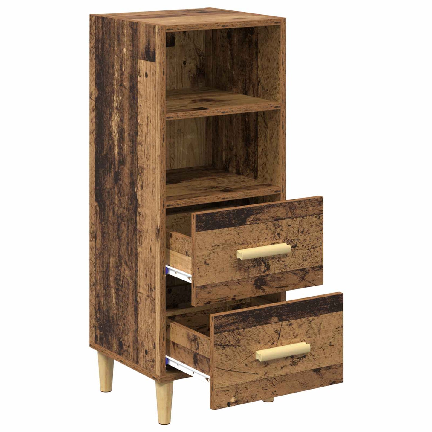 vidaXL Sideboard Old wood 34 x 34.5 x 90 cm Engineered Wood