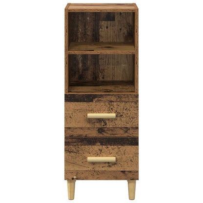 vidaXL Sideboard Old wood 34 x 34.5 x 90 cm Engineered Wood
