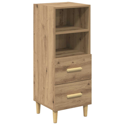 vidaXL Sideboard Artisan oak 34 x 34.5 x 90 cm Engineered Wood