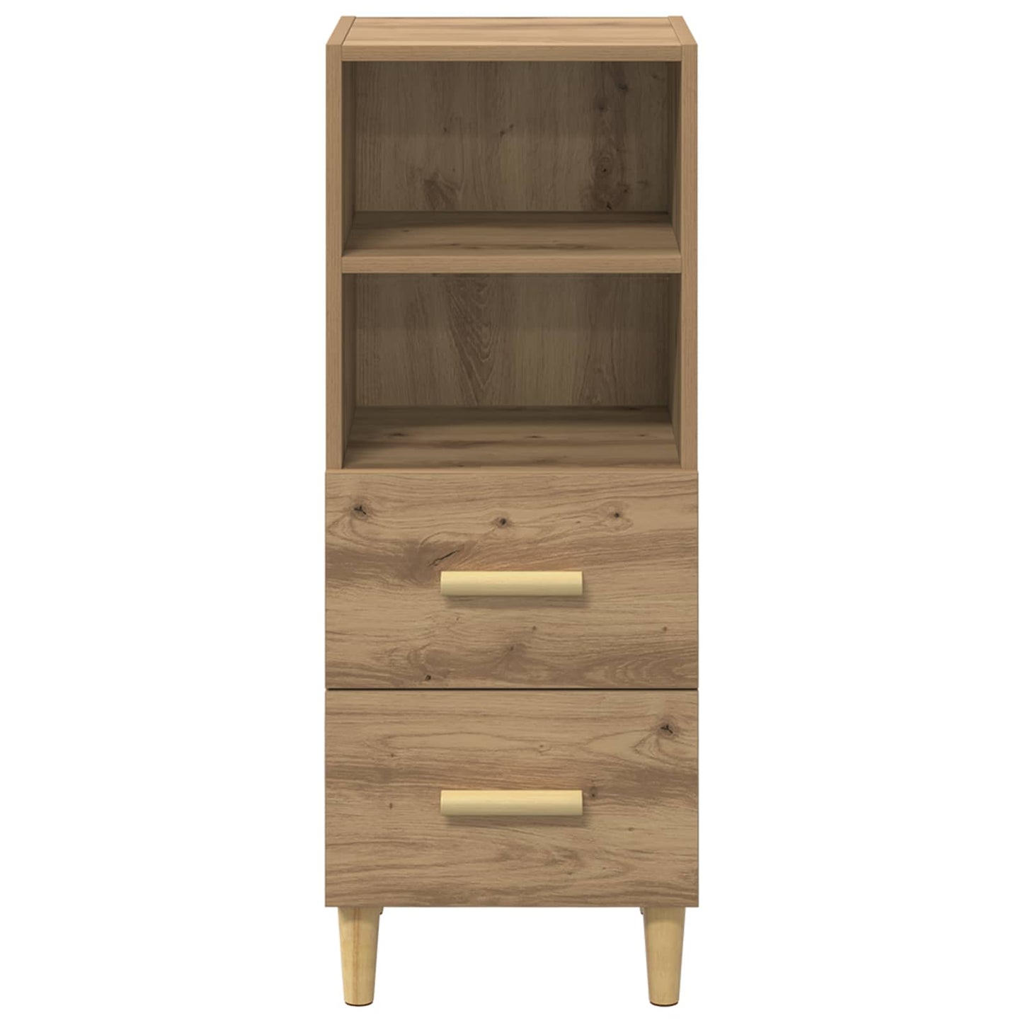 vidaXL Sideboard Artisan oak 34 x 34.5 x 90 cm Engineered Wood