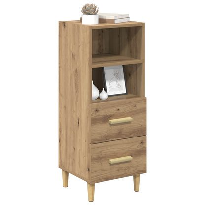 vidaXL Sideboard Artisan oak 34 x 34.5 x 90 cm Engineered Wood