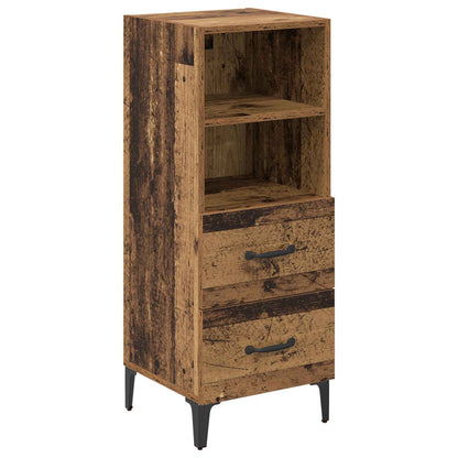 vidaXL Sideboard Old wood 34 x 34.5 x 90 cm Engineered wood