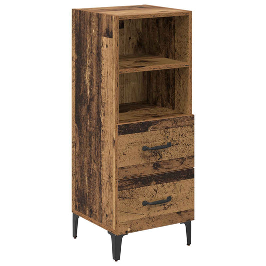 vidaXL Sideboard Old wood 34 x 34.5 x 90 cm Engineered wood