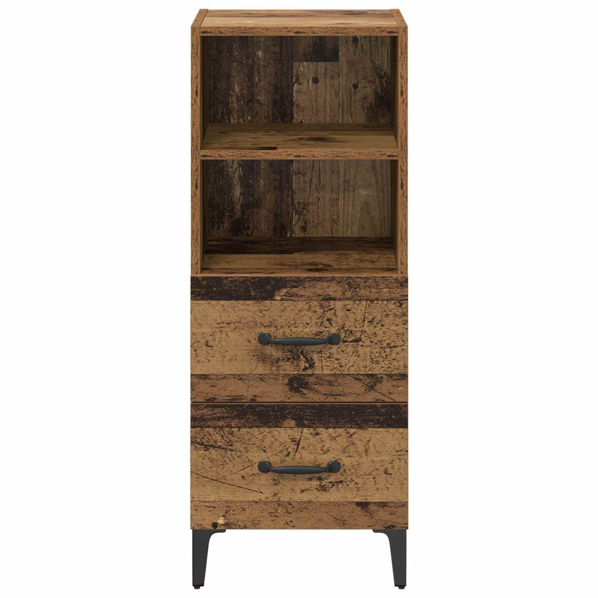 vidaXL Sideboard Old wood 34 x 34.5 x 90 cm Engineered Wood