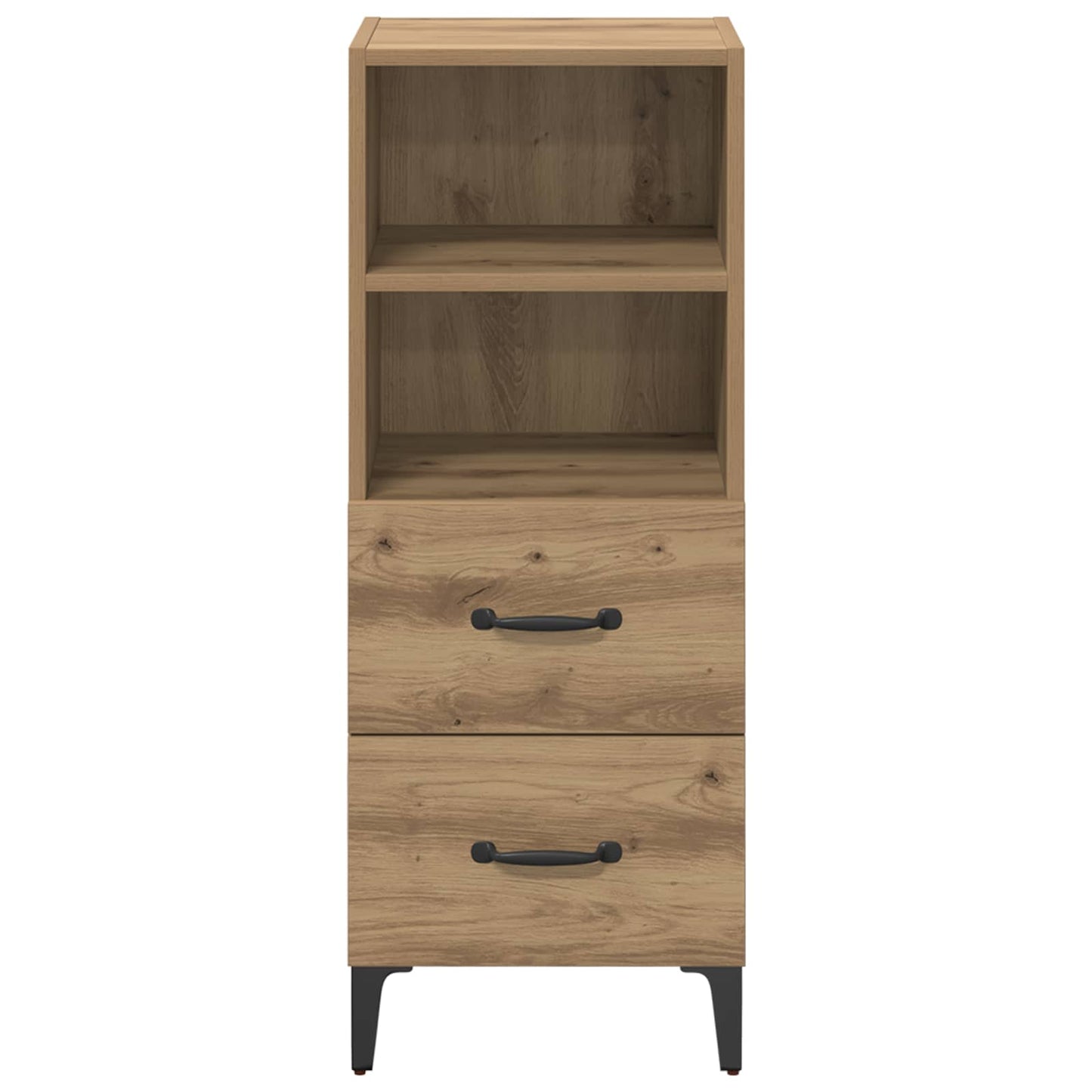 vidaXL Sideboard Artisan oak 34 x 34.5 x 90 cm Engineered wood