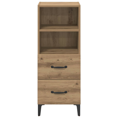 vidaXL Sideboard Artisan oak 34 x 34.5 x 90 cm Engineered wood