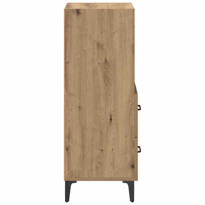 vidaXL Sideboard Artisan oak 34 x 34.5 x 90 cm Engineered wood
