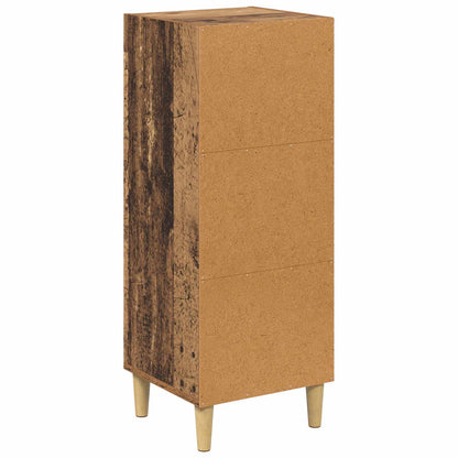 vidaXL Sideboard Old Wood 34.5 x 32.5 x 90 cm Engineered Wood
