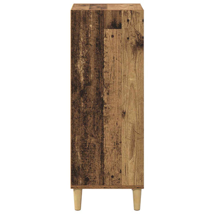 vidaXL Sideboard Old Wood 34.5 x 32.5 x 90 cm Engineered Wood