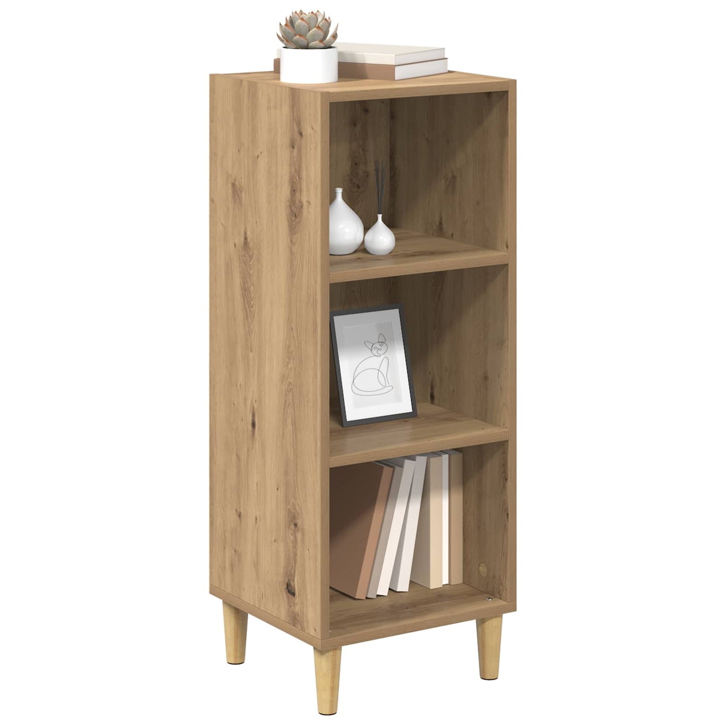 vidaXL Sideboard Artisan Oak 34.5 x 32.5 x 90 cm Engineered Wood