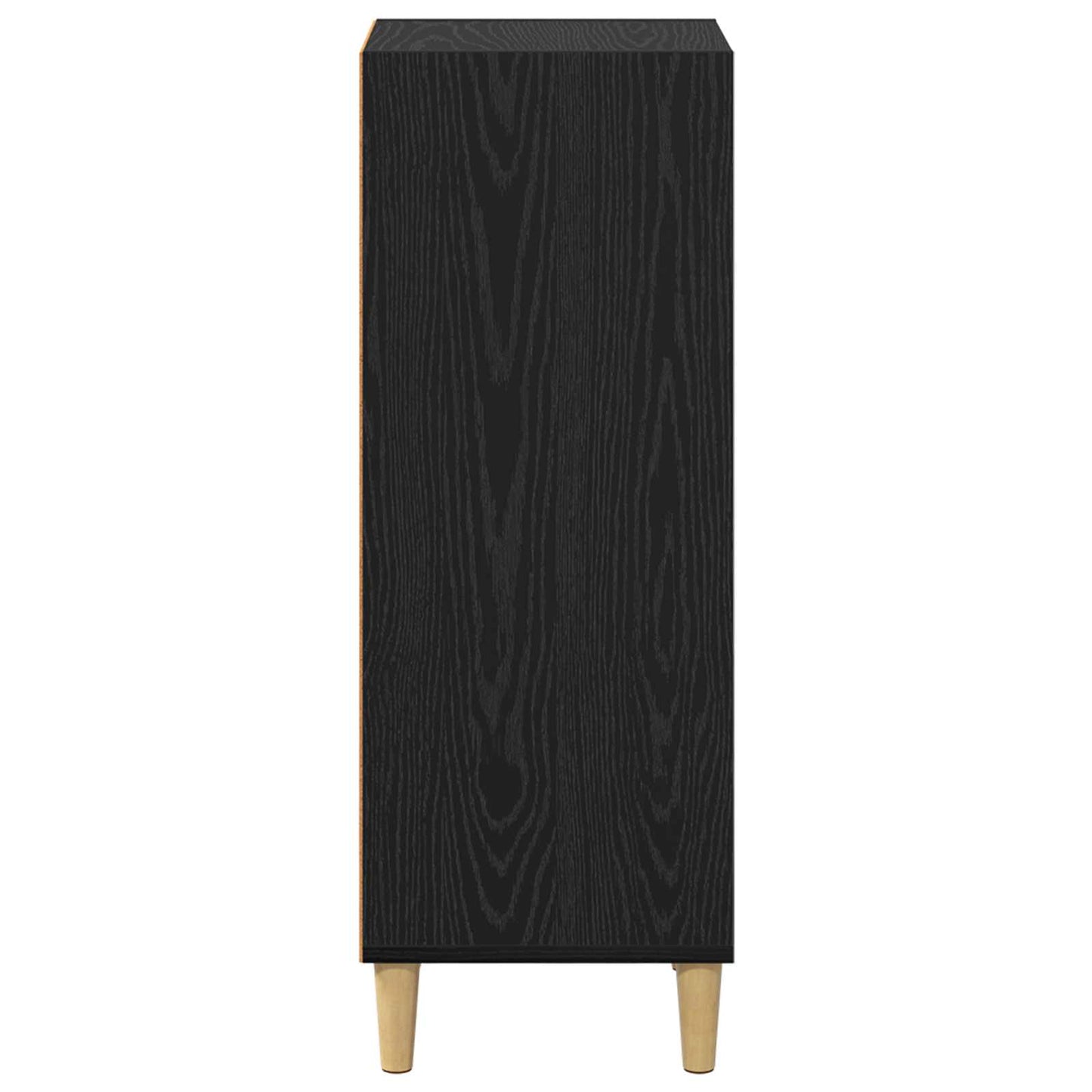 vidaXL Sideboard Black Oak 34.5 x 32.5 x 90 cm Engineered Wood