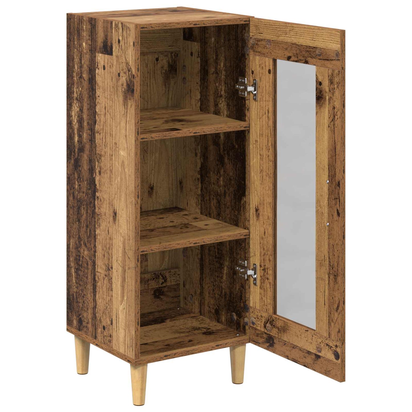 vidaXL Sideboard Old Wood 34.5 x 32.5 x 90 cm Engineered Wood