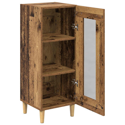 vidaXL Sideboard Old Wood 34.5 x 32.5 x 90 cm Engineered Wood