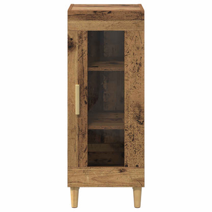 vidaXL Sideboard Old Wood 34.5 x 32.5 x 90 cm Engineered Wood