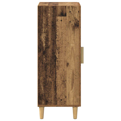 vidaXL Sideboard Old Wood 34.5 x 32.5 x 90 cm Engineered Wood