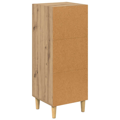vidaXL Sideboard Artisan Oak 34.5 x 32.5 x 90 cm Engineered Wood