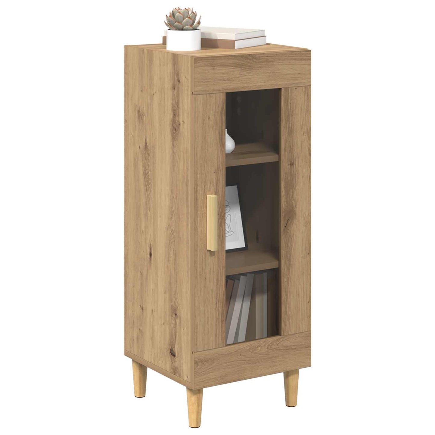 vidaXL Sideboard Artisan Oak 34.5 x 32.5 x 90 cm Engineered Wood