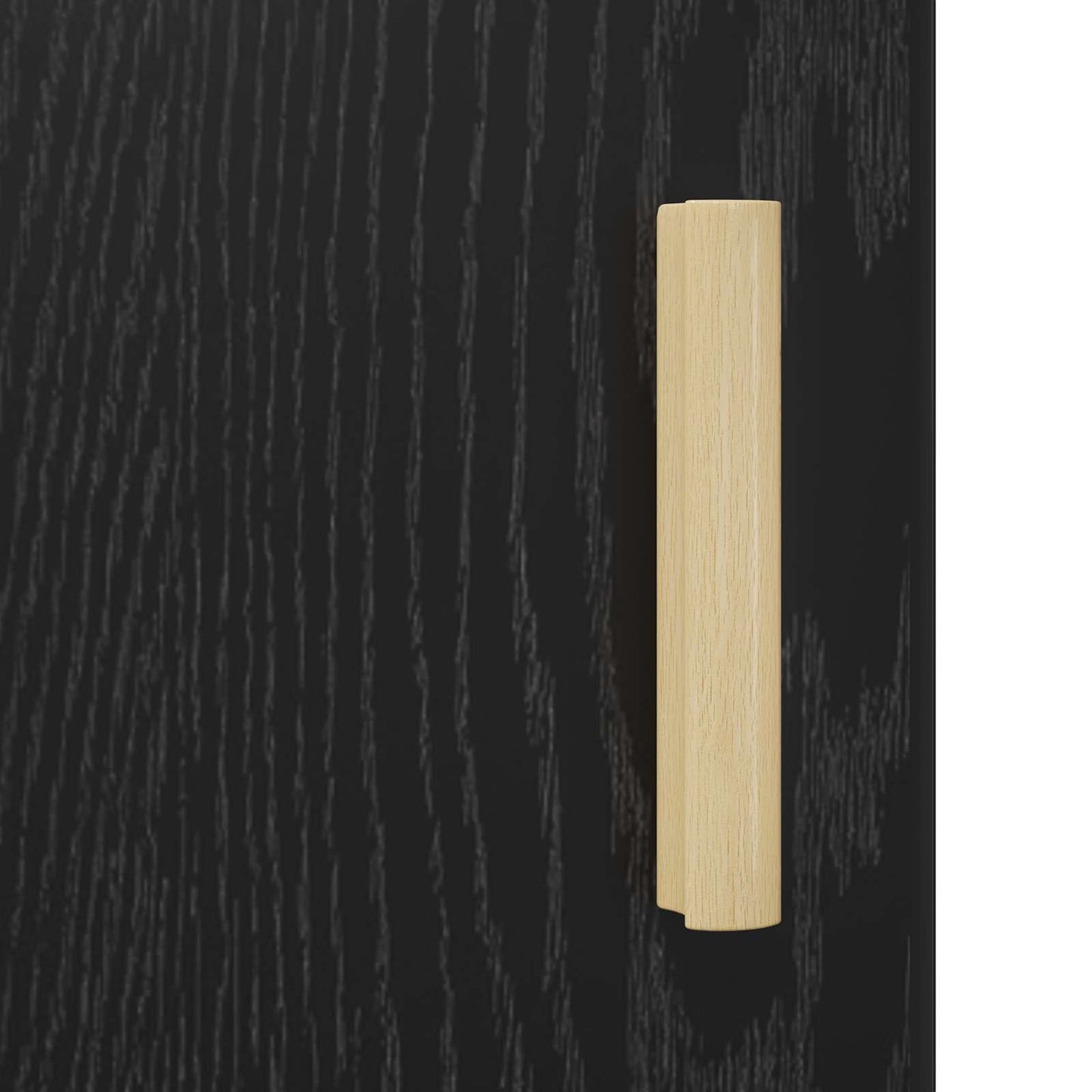 vidaXL Sideboard Black Oak 34.5 x 32.5 x 90 cm Engineered Wood