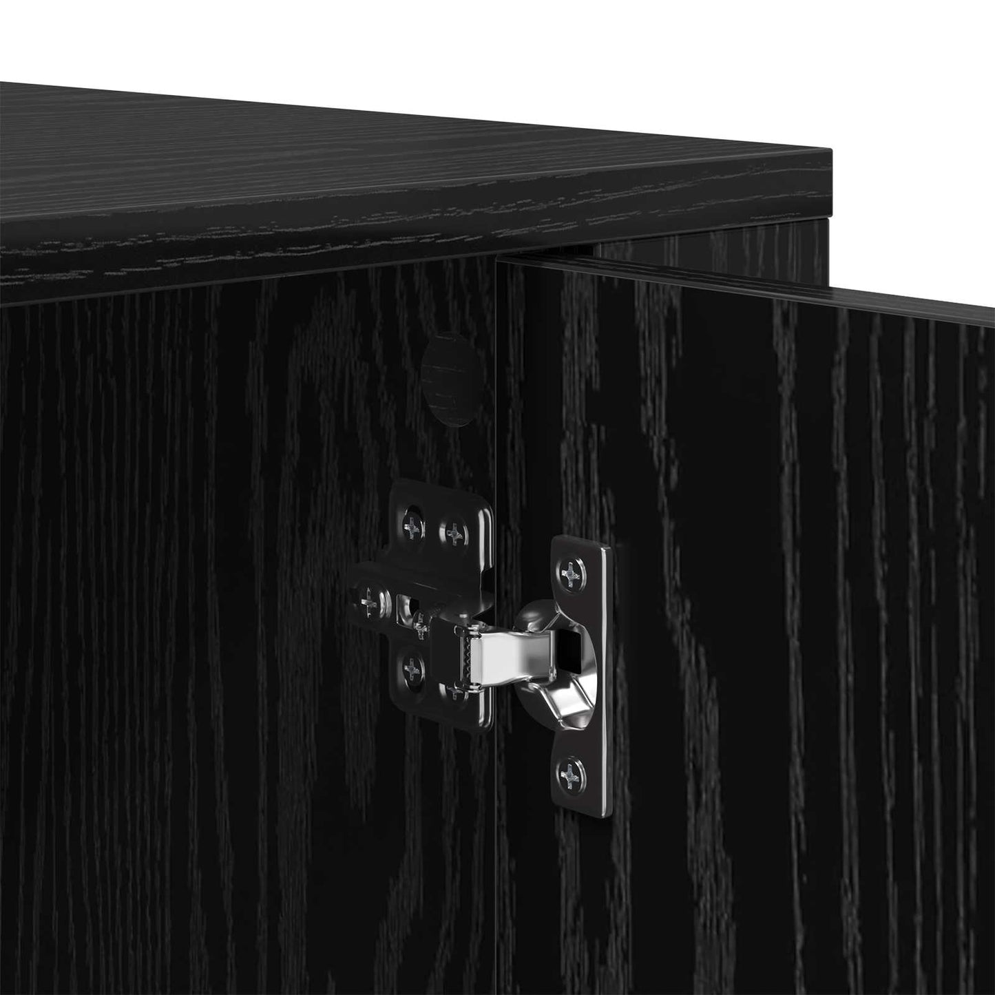 vidaXL Sideboard Black Oak 40 x 33 x 70 cm Engineered Wood