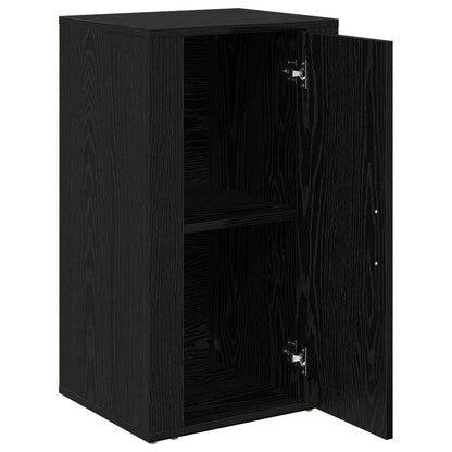 vidaXL Sideboard Black Oak 40 x 33 x 70 cm Engineered Wood
