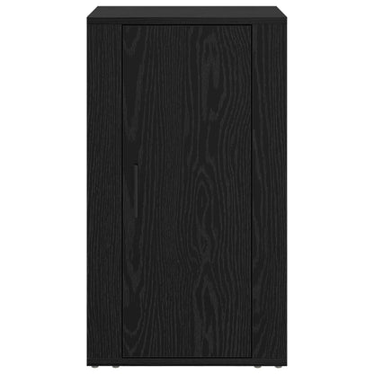 vidaXL Sideboard Black Oak 40 x 33 x 70 cm Engineered Wood