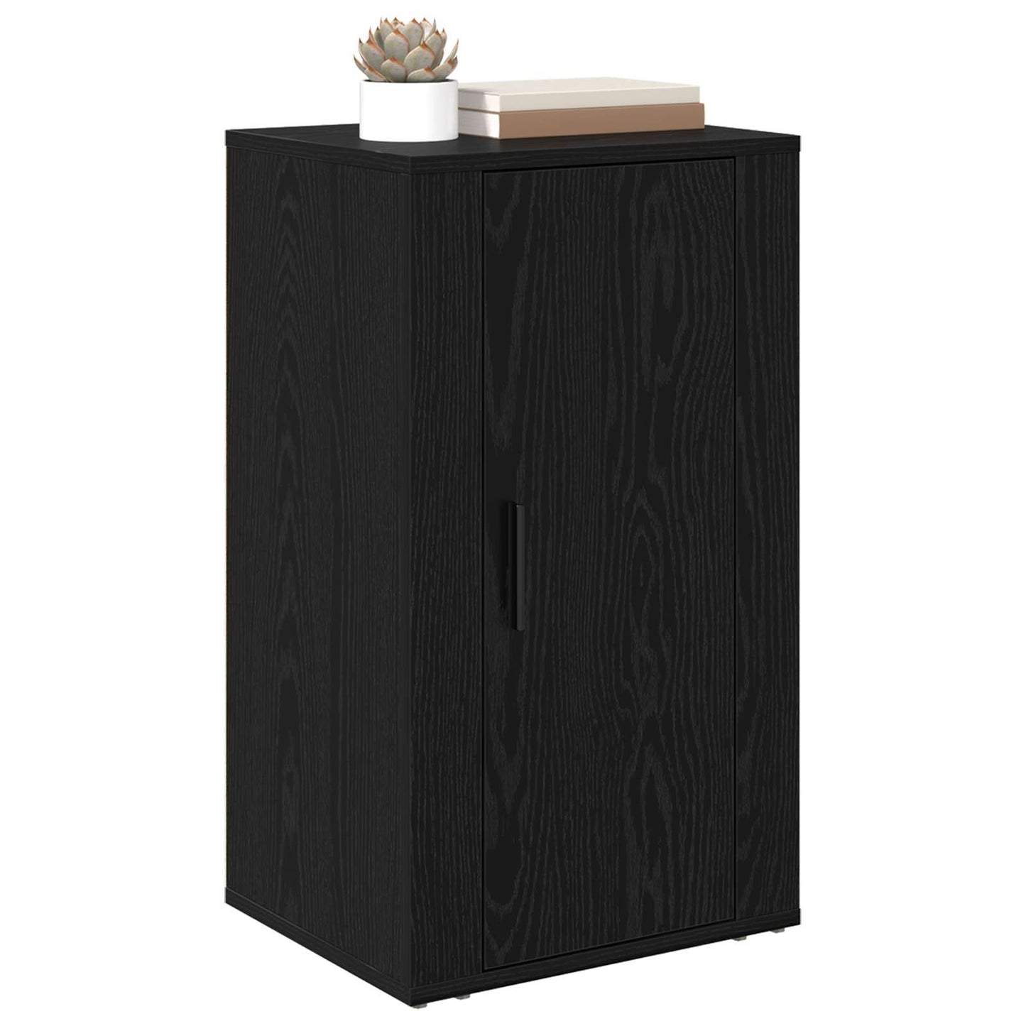 vidaXL Sideboard Black Oak 40 x 33 x 70 cm Engineered Wood