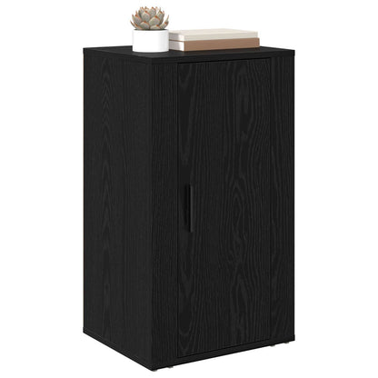 vidaXL Sideboard Black Oak 40 x 33 x 70 cm Engineered Wood