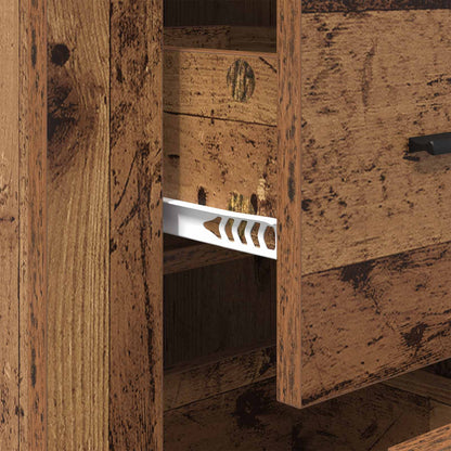 vidaXL Sideboard Old Wood 40 x 33 x 70 cm Engineered Wood