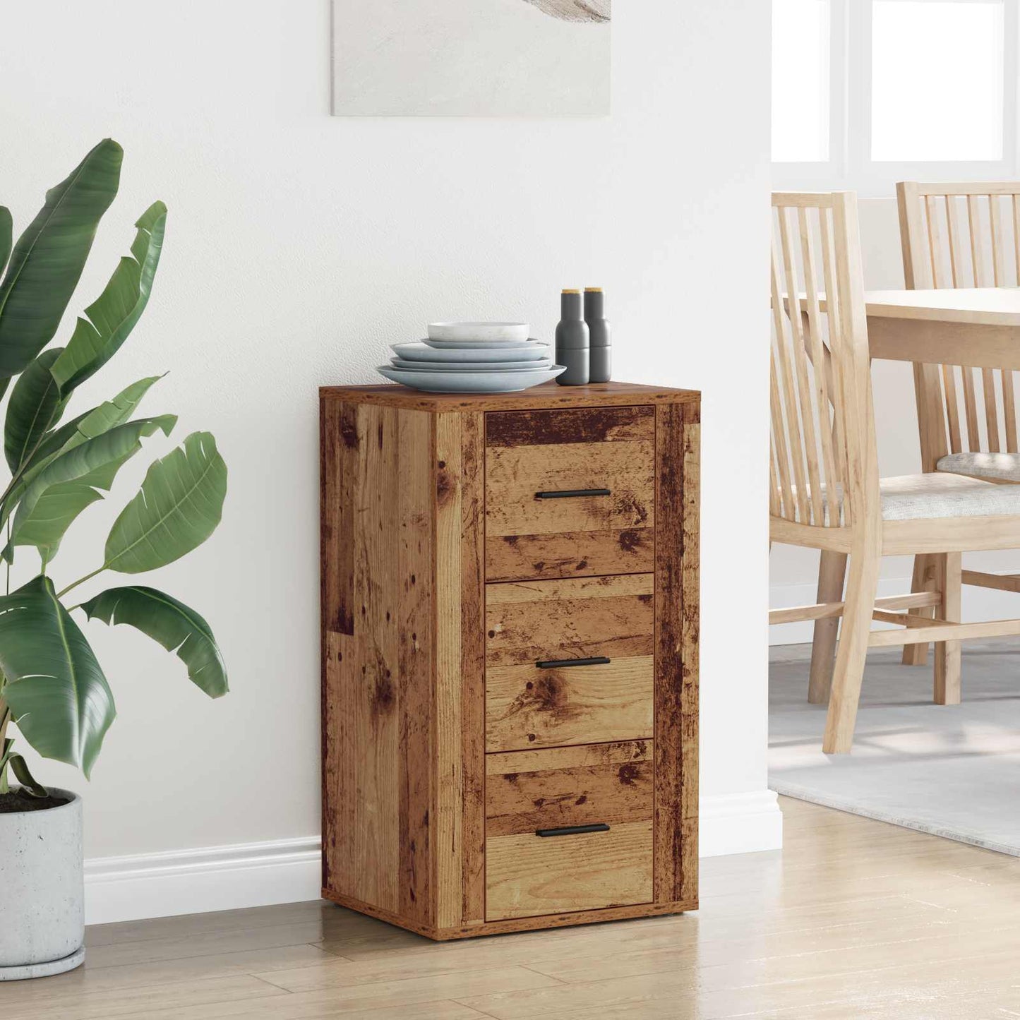 vidaXL Sideboard Old Wood 40 x 33 x 70 cm Engineered Wood