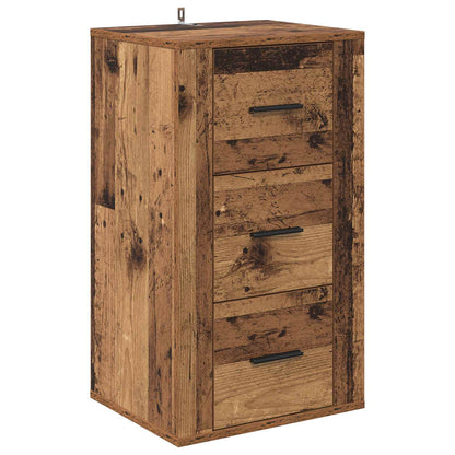 vidaXL Sideboard Old Wood 40 x 33 x 70 cm Engineered Wood