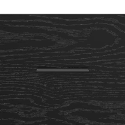 vidaXL Sideboard Black Oak 40 x 33 x 70 cm Engineered Wood