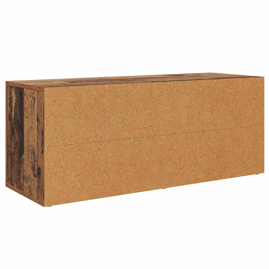 vidaXL TV Cabinet Old Wood 100 x 35 x 40 cm Engineered Wood