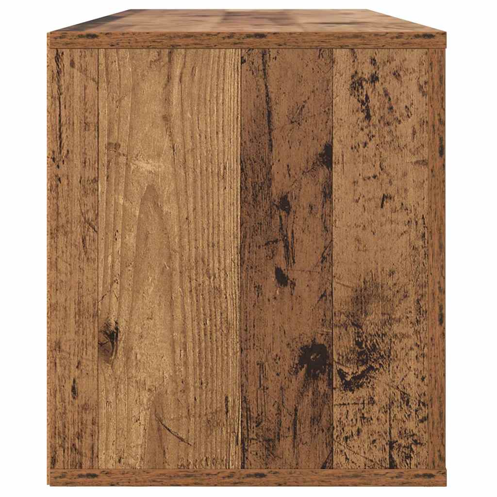 vidaXL TV Cabinet Old Wood 100 x 35 x 40 cm Engineered Wood
