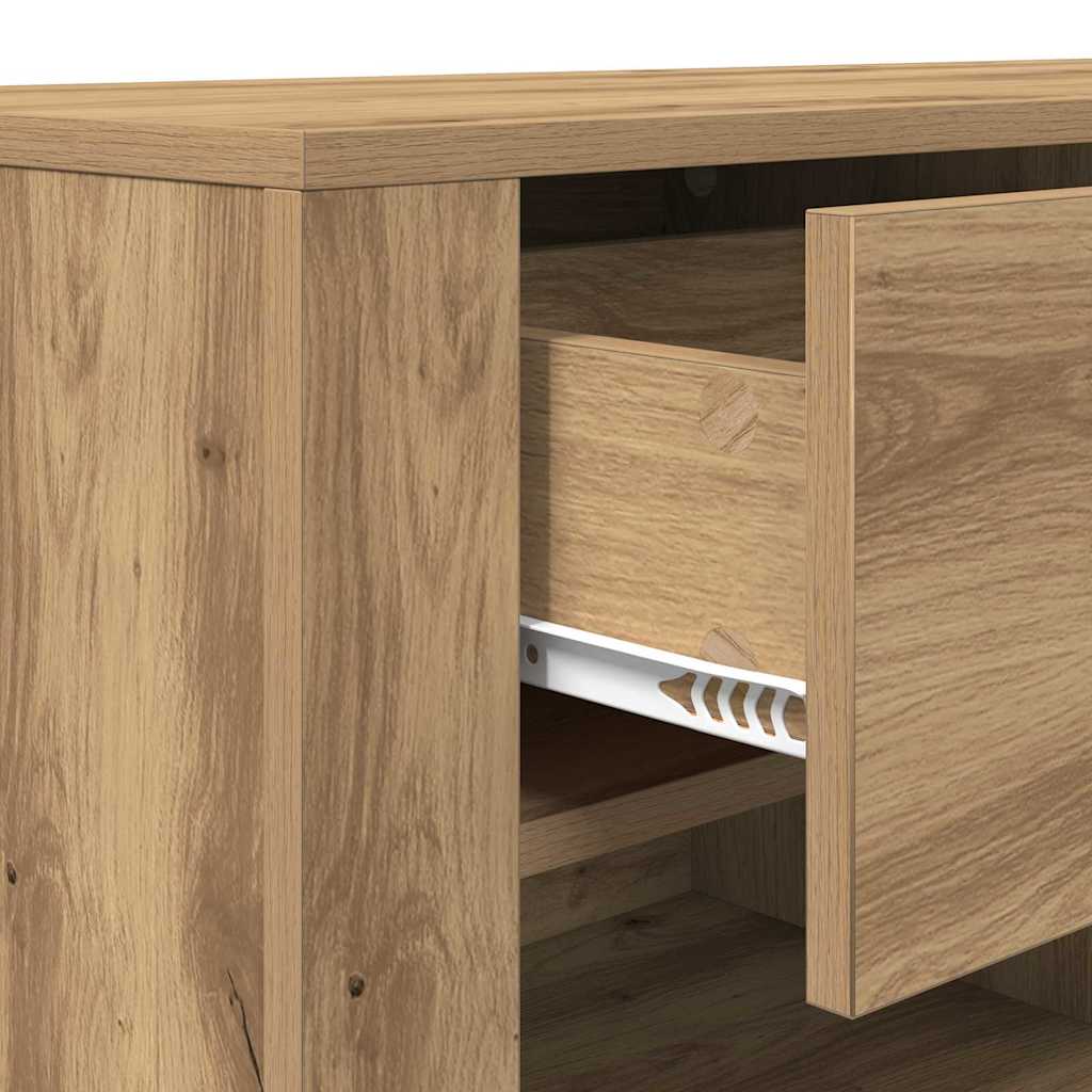 vidaXL TV Cabinet 100 x 35 x 40 cm Artisan Oak Engineered Wood