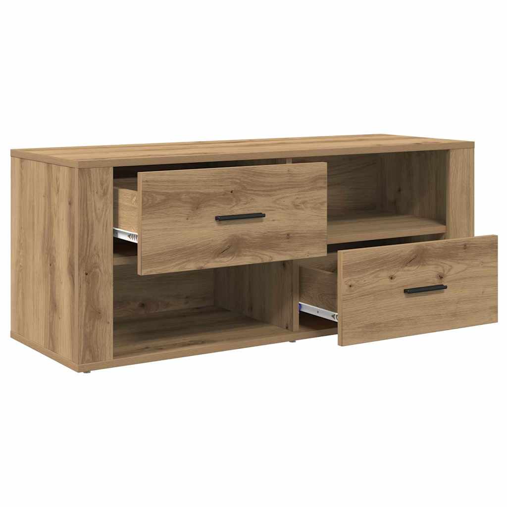 vidaXL TV Cabinet 100 x 35 x 40 cm Artisan Oak Engineered Wood