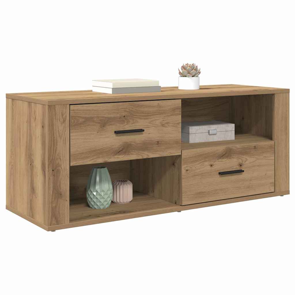vidaXL TV Cabinet 100 x 35 x 40 cm Artisan Oak Engineered Wood