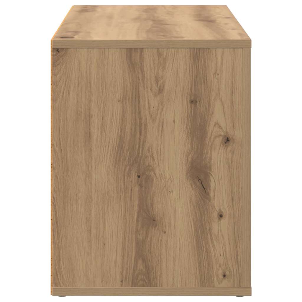 vidaXL Shoe Rack 75 x 35 x 45 cm Engineered Wood Artisan oak
