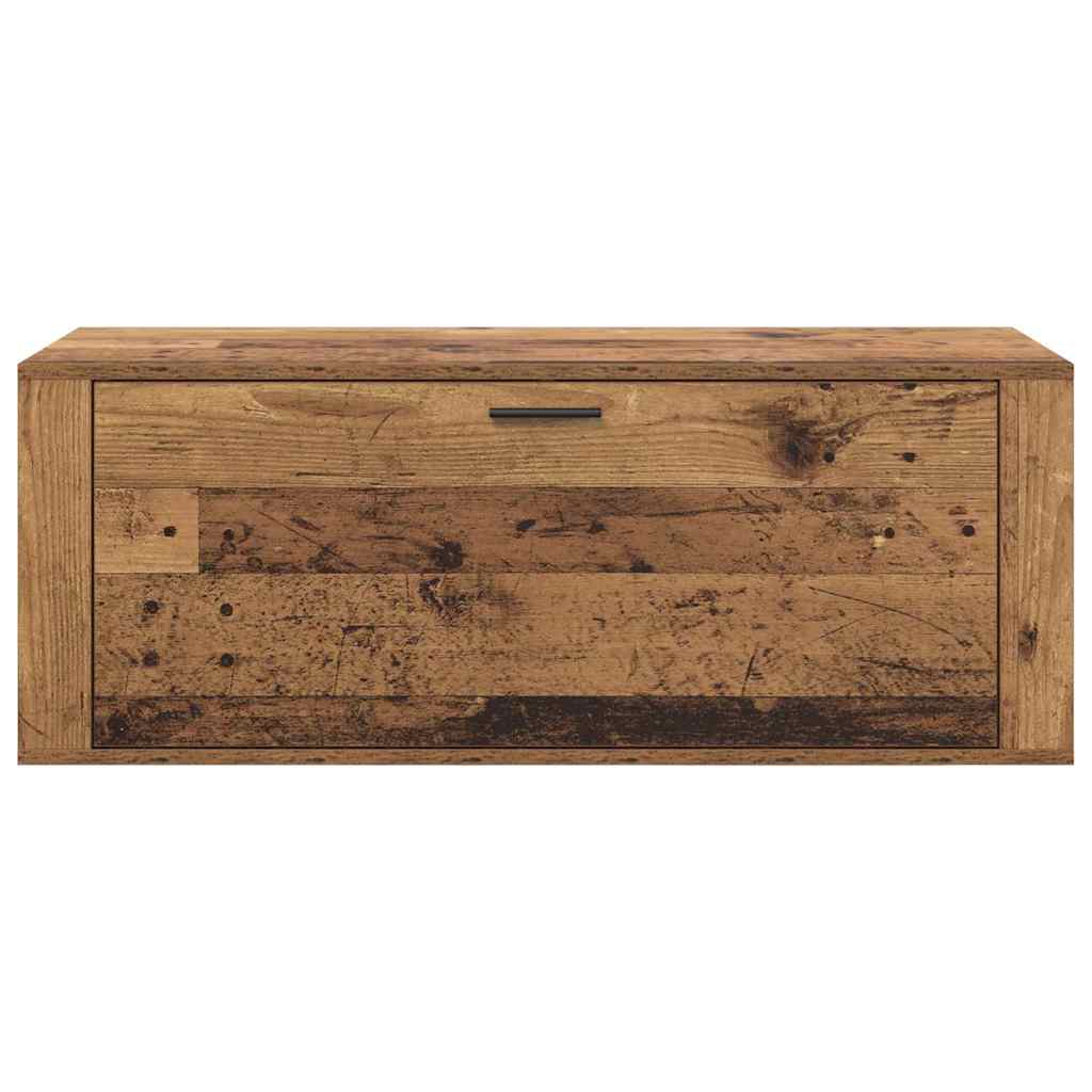 vidaXL Shoe Cabinet Old wood 100 x 35 x 38 cm Engineered wood