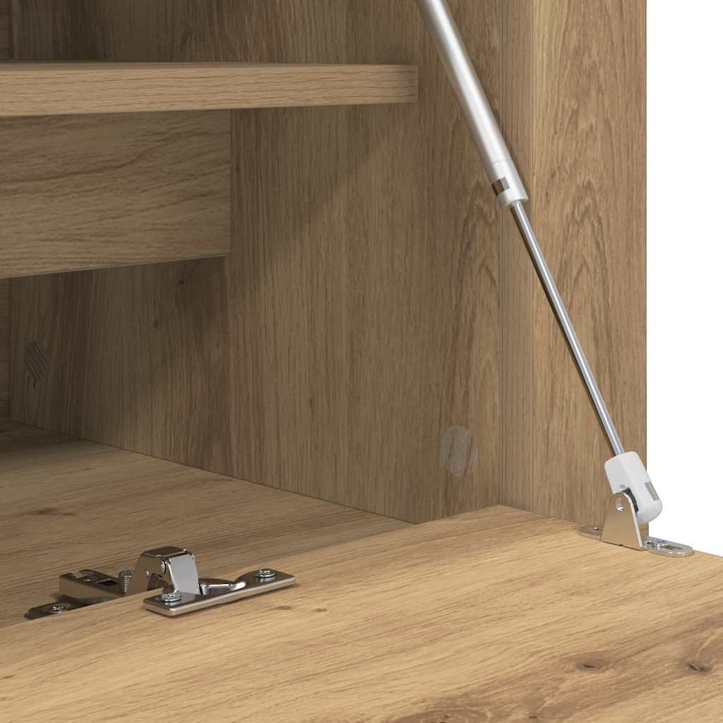 vidaXL Shoe Cabinet 100 x 35 x 38 cm Engineered Wood Artisan Oak