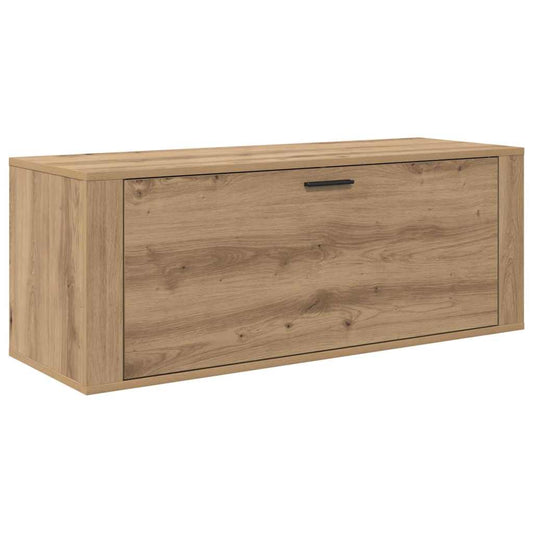 vidaXL Shoe Cabinet 100 x 35 x 38 cm Engineered Wood Artisan Oak