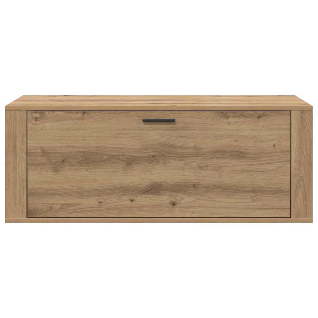 vidaXL Shoe Cabinet 100 x 35 x 38 cm Engineered Wood Artisan Oak