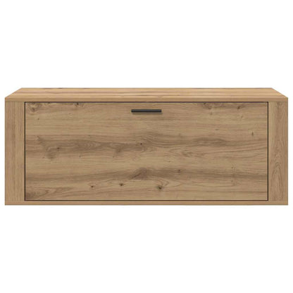vidaXL Shoe Cabinet 100 x 35 x 38 cm Engineered Wood Artisan Oak