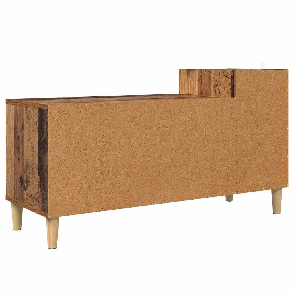 vidaXL TV Cabinet Old Wood 100 x 35 x 55 cm Engineered Wood
