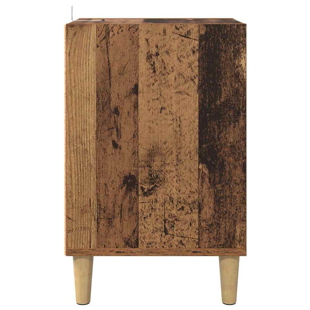 vidaXL TV Cabinet Old Wood 100 x 35 x 55 cm Engineered Wood