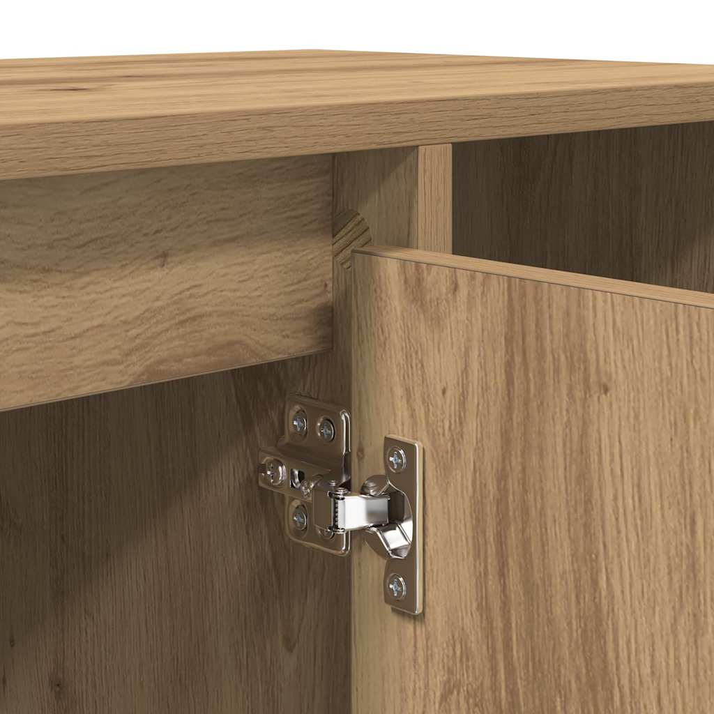 vidaXL TV Cabinet 100 x 35 x 55 cm Artisan Oak Engineered Wood