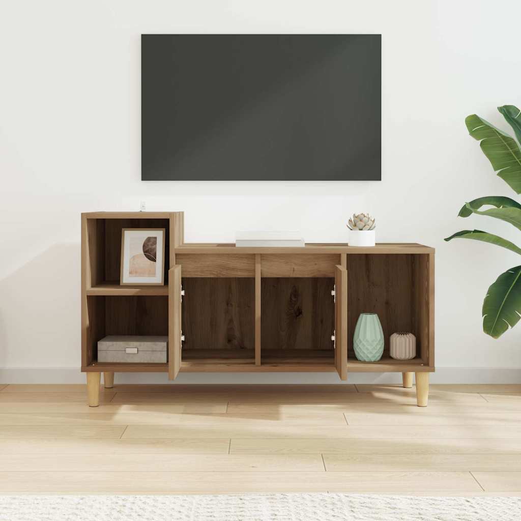 vidaXL TV Cabinet 100 x 35 x 55 cm Artisan Oak Engineered Wood