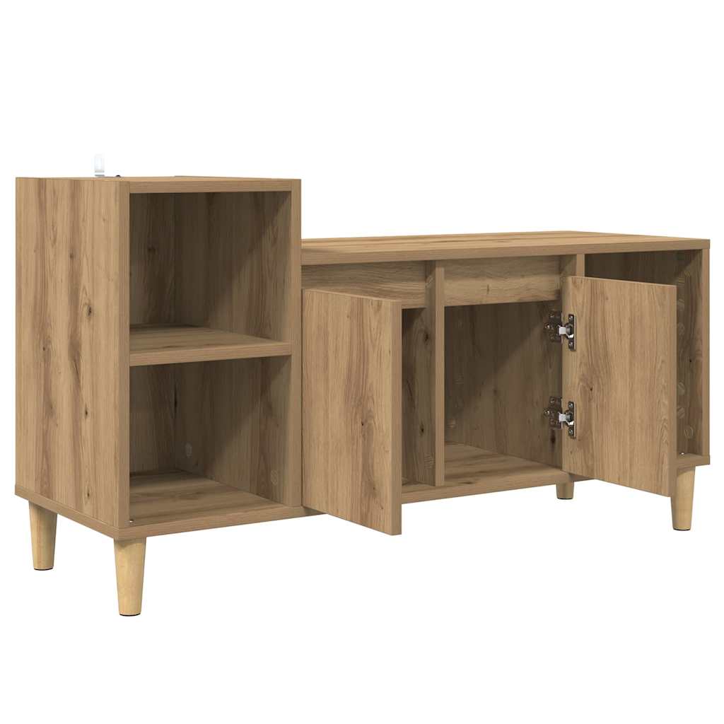 vidaXL TV Cabinet 100 x 35 x 55 cm Artisan Oak Engineered Wood