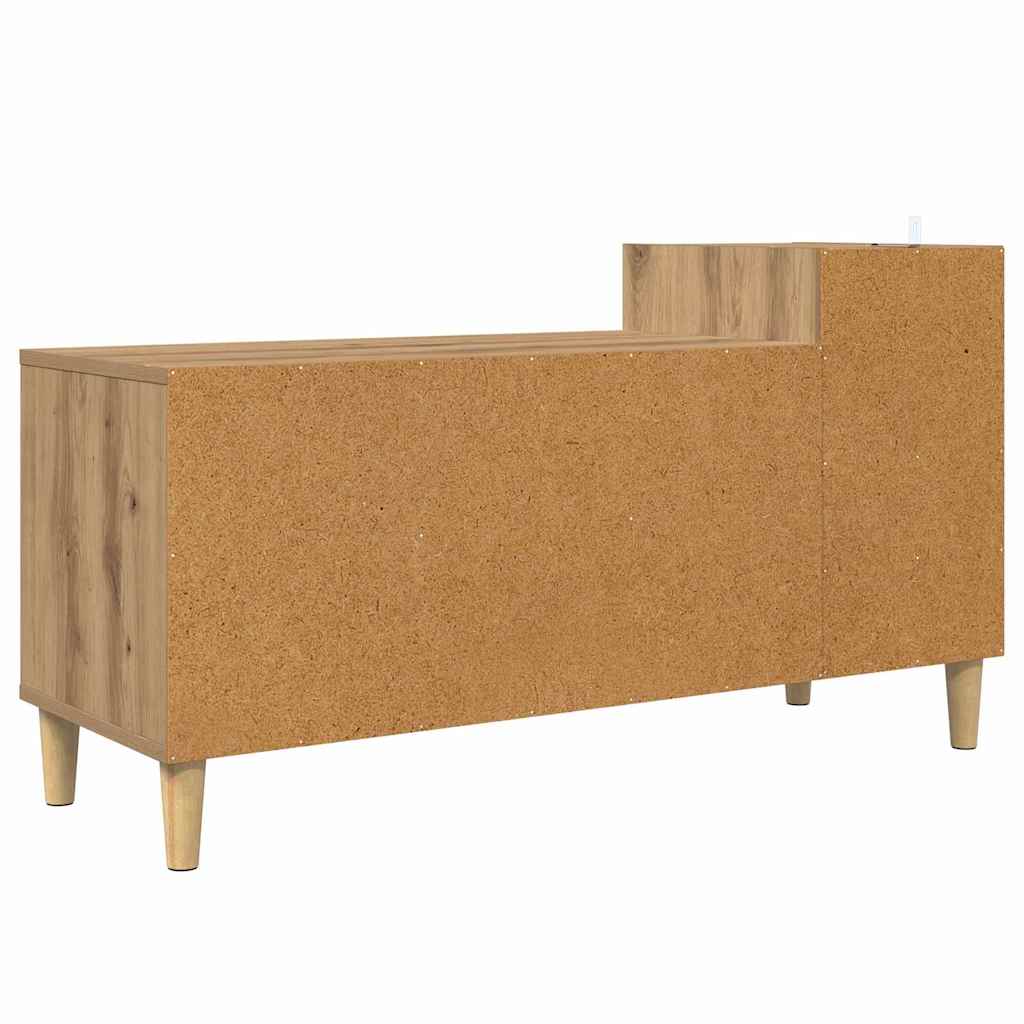 vidaXL TV Cabinet 100 x 35 x 55 cm Artisan Oak Engineered Wood