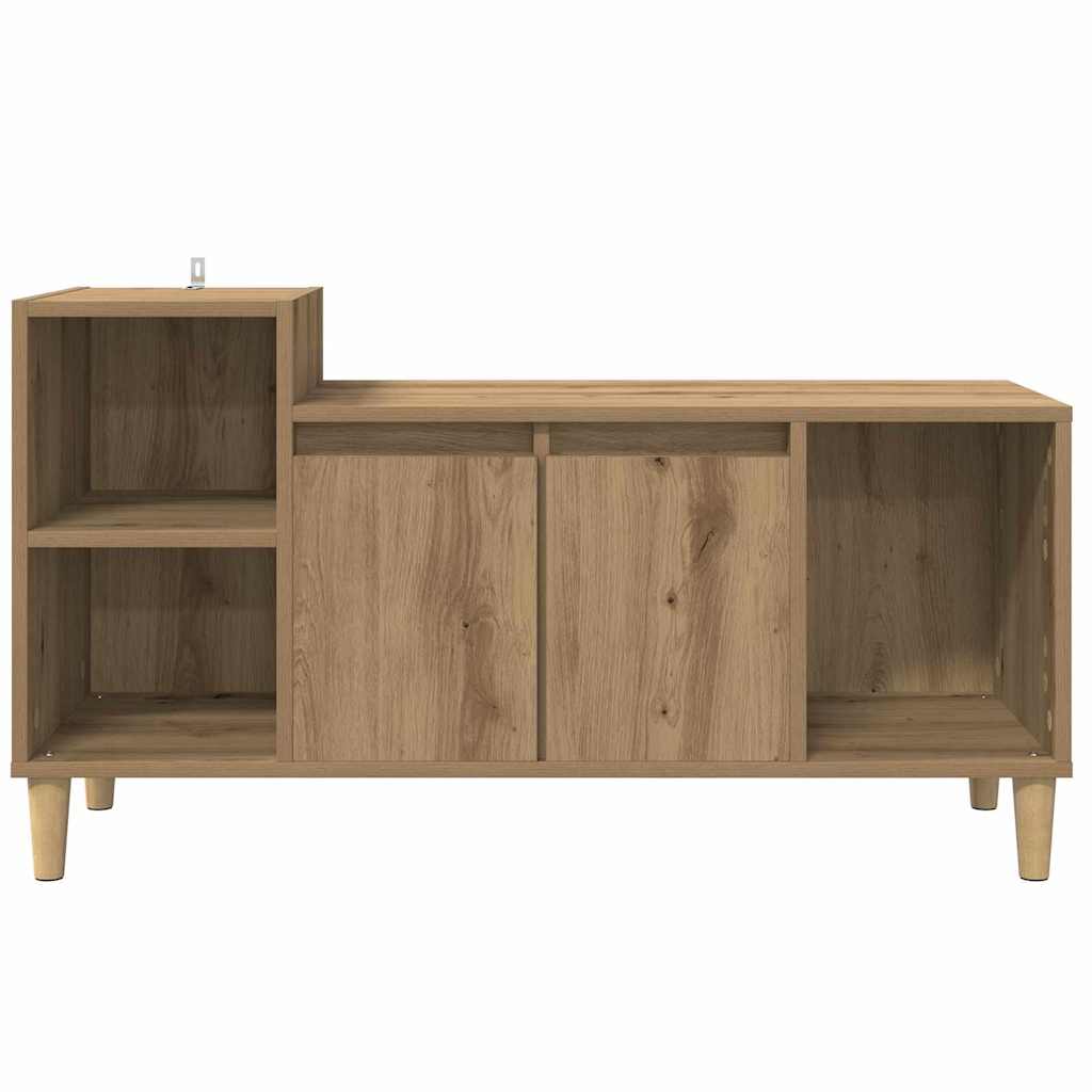 vidaXL TV Cabinet 100 x 35 x 55 cm Artisan Oak Engineered Wood