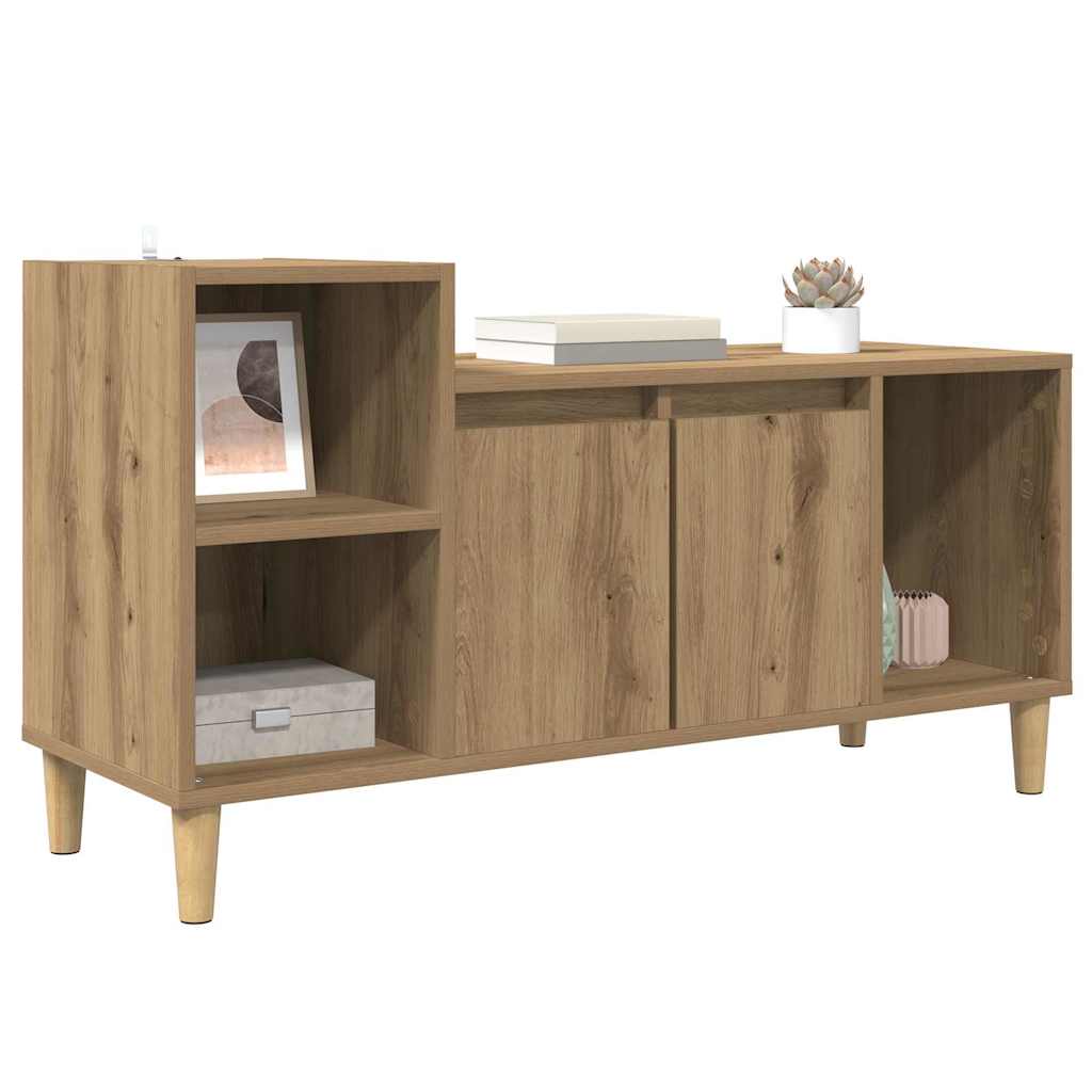 vidaXL TV Cabinet 100 x 35 x 55 cm Artisan Oak Engineered Wood